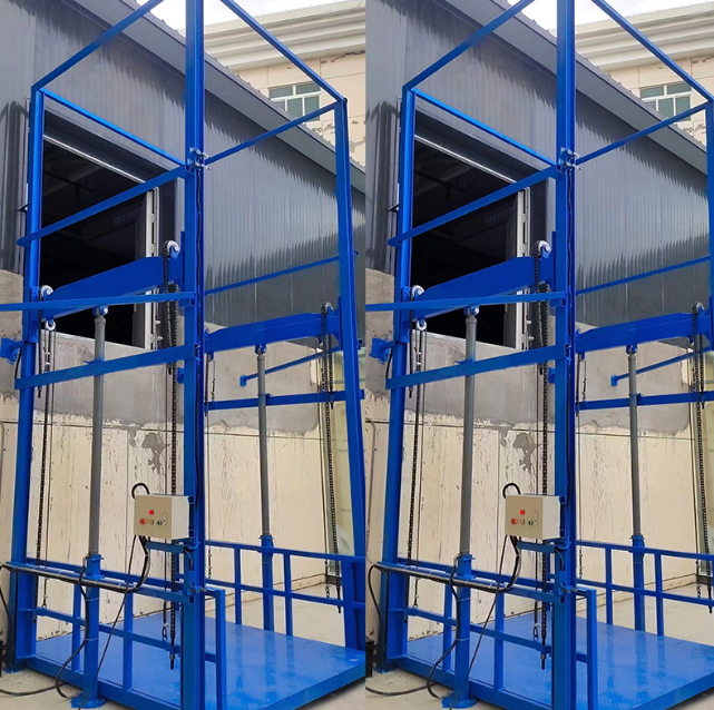 云霄导轨式升降货梯